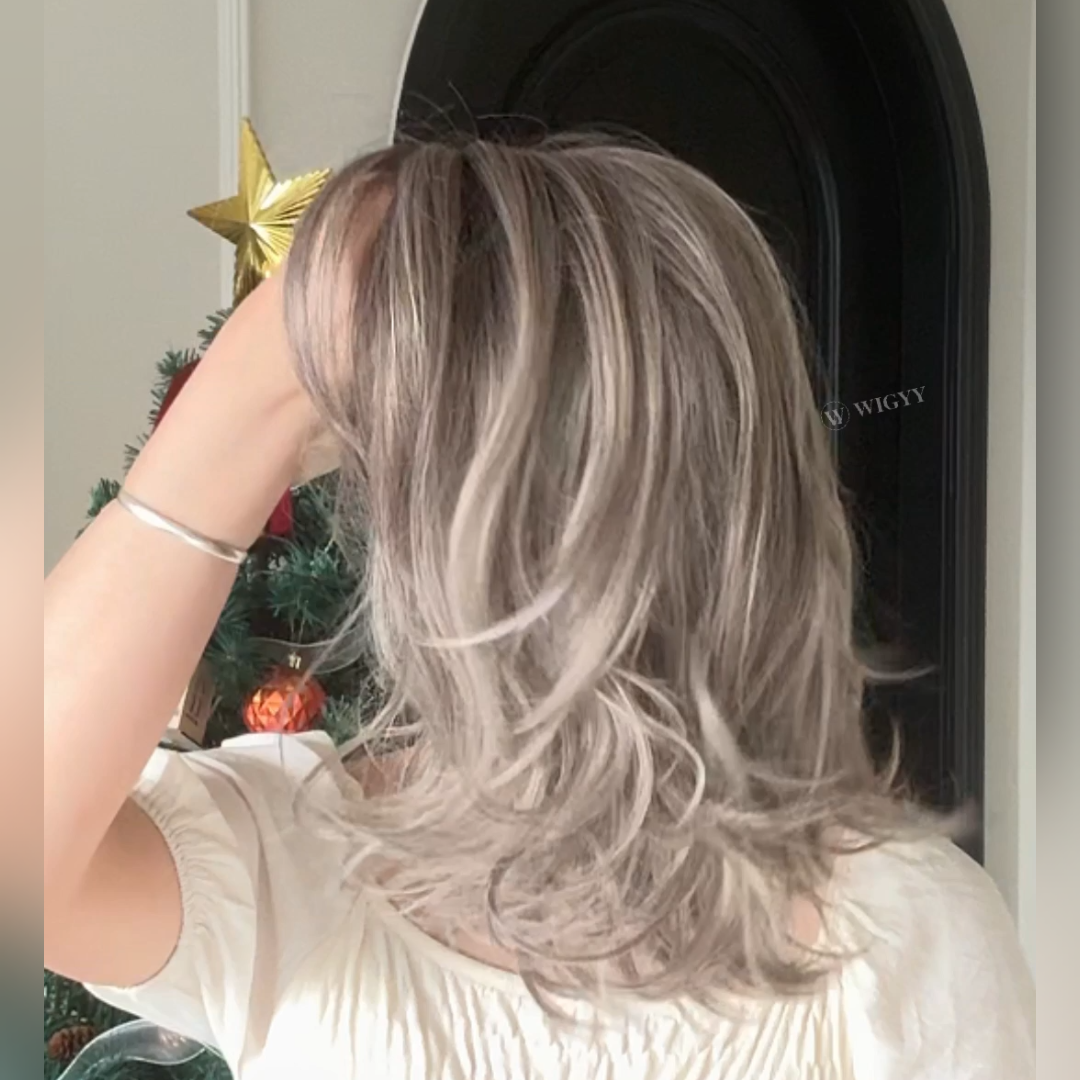 Nadine - Wigyy Curl Daily Use Shoulder Length Elegant Wig with Bang