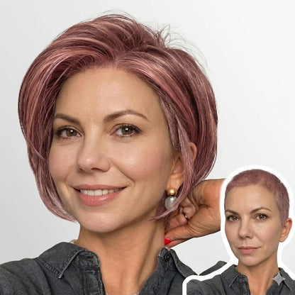 🔥 Summer Sale Natural-Looking Short Wig With Flattering Volume & Adjustable Comfort Fit