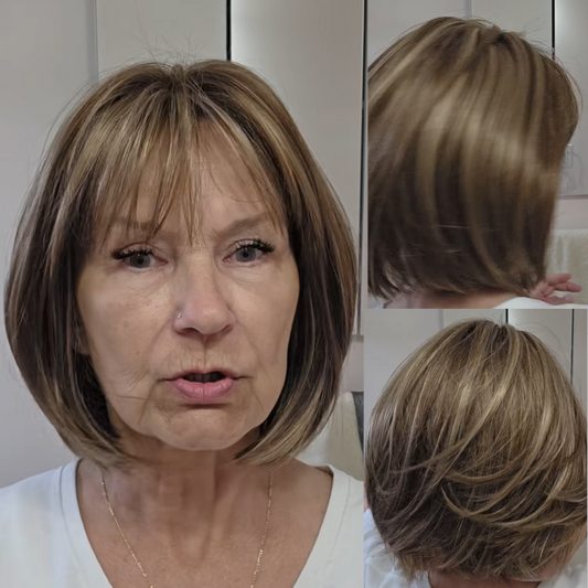 Clara - Wigyy Daily Use Highlighted Bob Elegant Wig