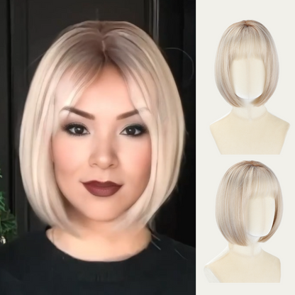 Clara - Wigyy Lightweight Highlighted Elegant Wig for White Women