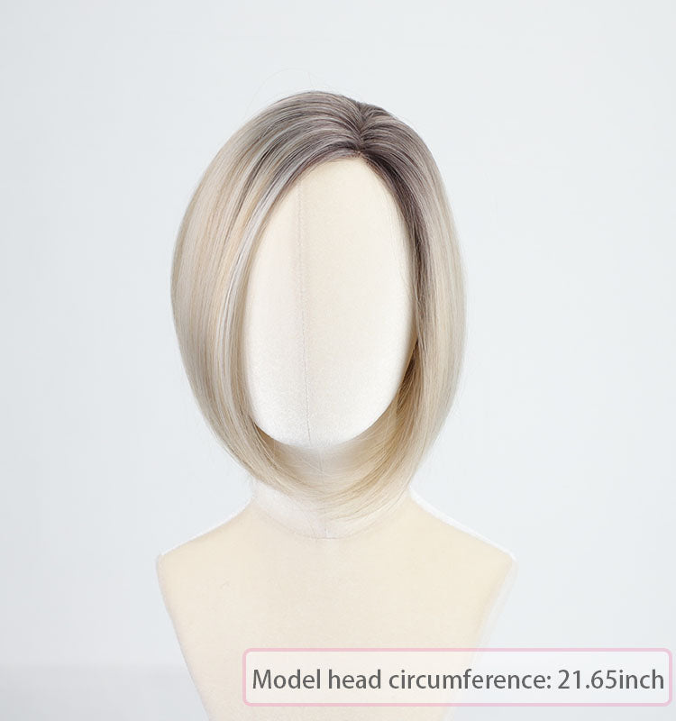 Estelle - Wigyy Mono-Front Blonde Highlighted Lightweight Softly Bob
