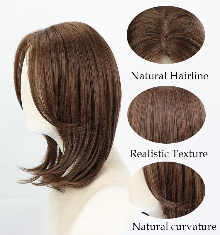 Edith - Wigyy Mono-Front Daily Use Grey Multi-style Elegant Wig