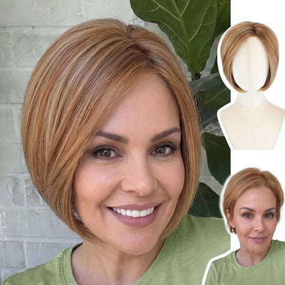 Raven - Effortless Elegance Layered Bob with Subtle Highlights