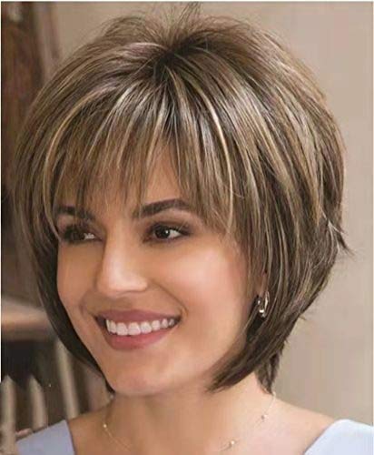 Alma - Short Grey Daily Use Wigs for Women