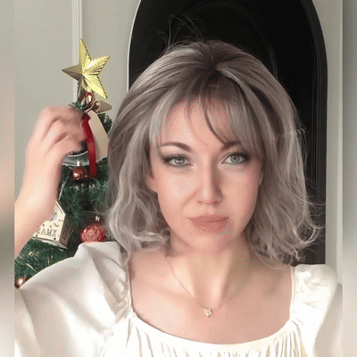 Nadine - Wigyy Curl Daily Use Shoulder Length Elegant Wig with Bang