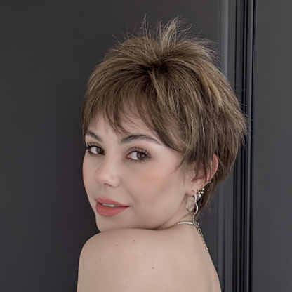 Doris - Wigyy Pixie Cut Hairstyles Daily Use Straight Elegant Wigs