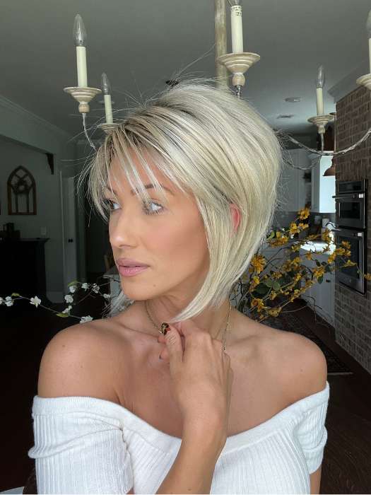 Reese |Short Grey Daily Use Wigs for Women