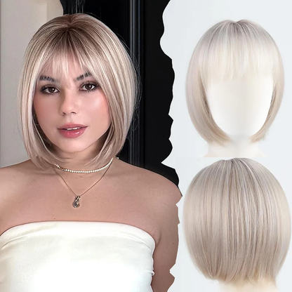 Clara - Wigyy Straight Cute Elegant Wig for Daily Use