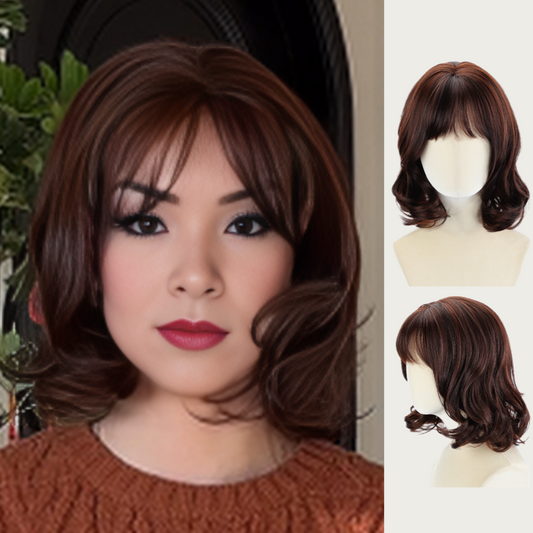 Flash Sale - Mabel - Wigyy Shoulder Length Daily Use Curl Elegant Wig