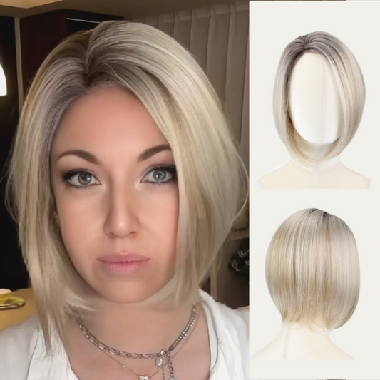 Estelle - Wigyy Mono-Front Daily Use Side-Parting Elegant Wig