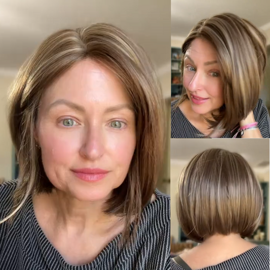 Clara - Wigyy Lightweight Highlighted Elegant Wig for White Women