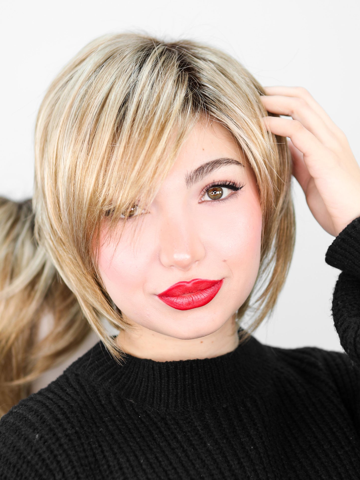 Reese |Short Grey Daily Use Wigs for Women