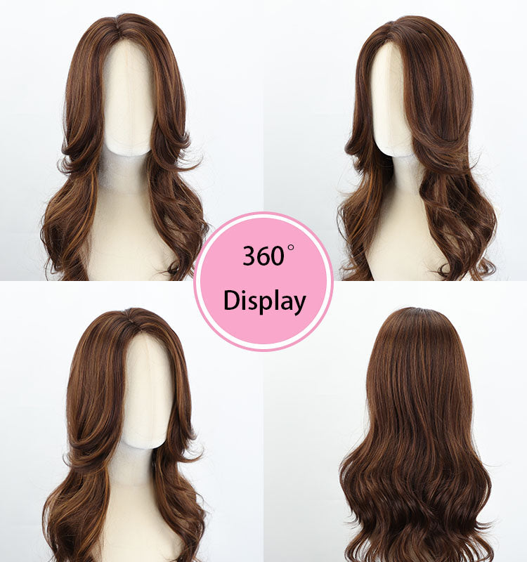 Gladys - Wigyy Brown Highlighted Curl Wig