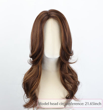 Gladys - Wigyy Brown Highlighted Curl Daily Use Wig