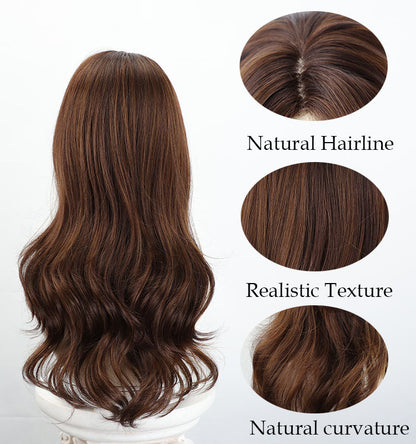 Gladys - Wigyy Brown Highlighted Curl Daily Use Wig