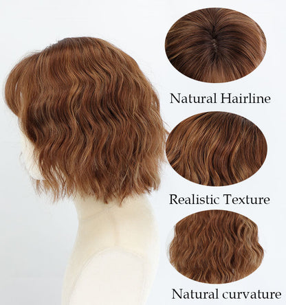 Bernice - Wigyy Wave Bob Breathable Elegant Wig with Bang