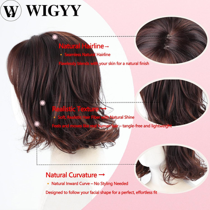 Flash Sale - Mabel - Wigyy Shoulder Length Daily Use Curl Elegant Wig